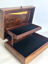 Vintage wooden jewellery box
