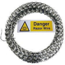 Razor Wire 65m long 10m Coiled