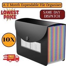 10x A-Z Month A4 Concertina